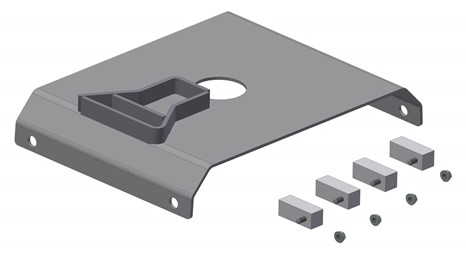 MORryde Fifth Wheel Hitch Pin Box Adapter Kit For SuperGlide Hitches